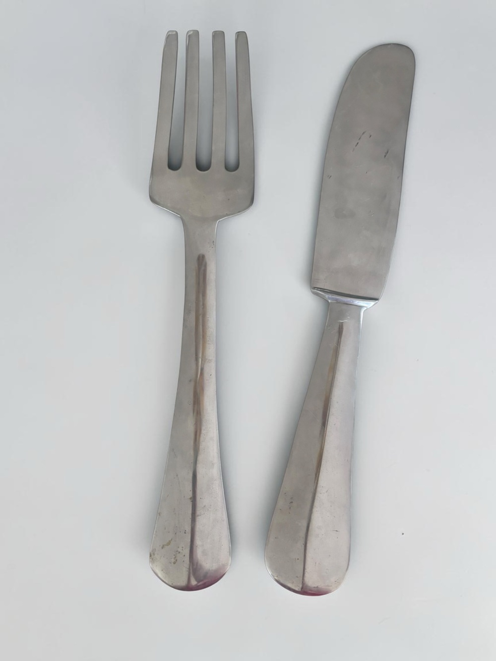 Vintage Giant Fork & Spatula Wall Decor Kitchen Hanging Set